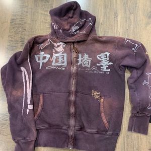 China wall hoodie